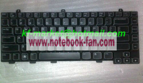 New original DELL Alienware M14x US Backlit Keyboard NSK-AKU01